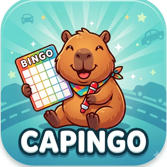 Capingo – Capybara mit Bingo-Karte